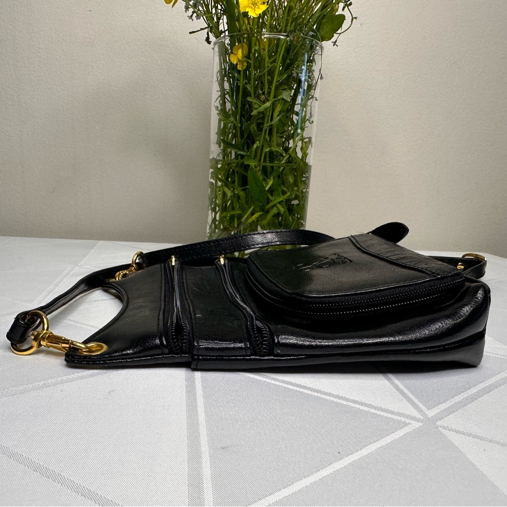 Bellerose Black Multi Compartment Adjustable Cros… - image 8